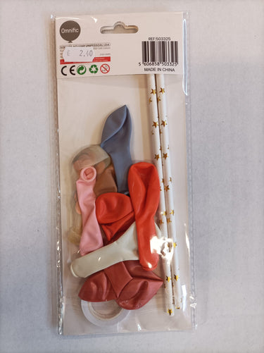 Kit Mini Balão para Bolo - 10pcs